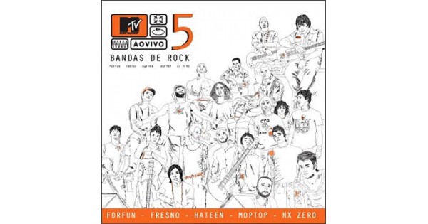 CD MTV Ao Vivo: 5 Bandas de Rock